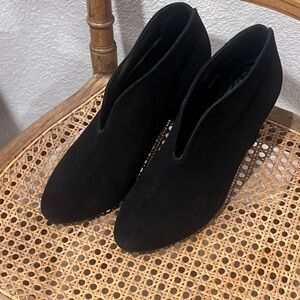 Kate Spade New York Dillon Block Heel Booties - Black Ankle Boots